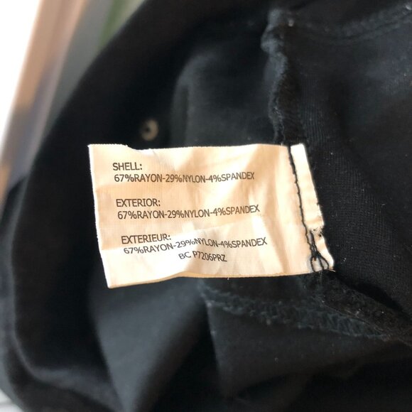 Insight Womens Black Patterned Pants Skinny Pull On Size 4 - Picture 4 of 4